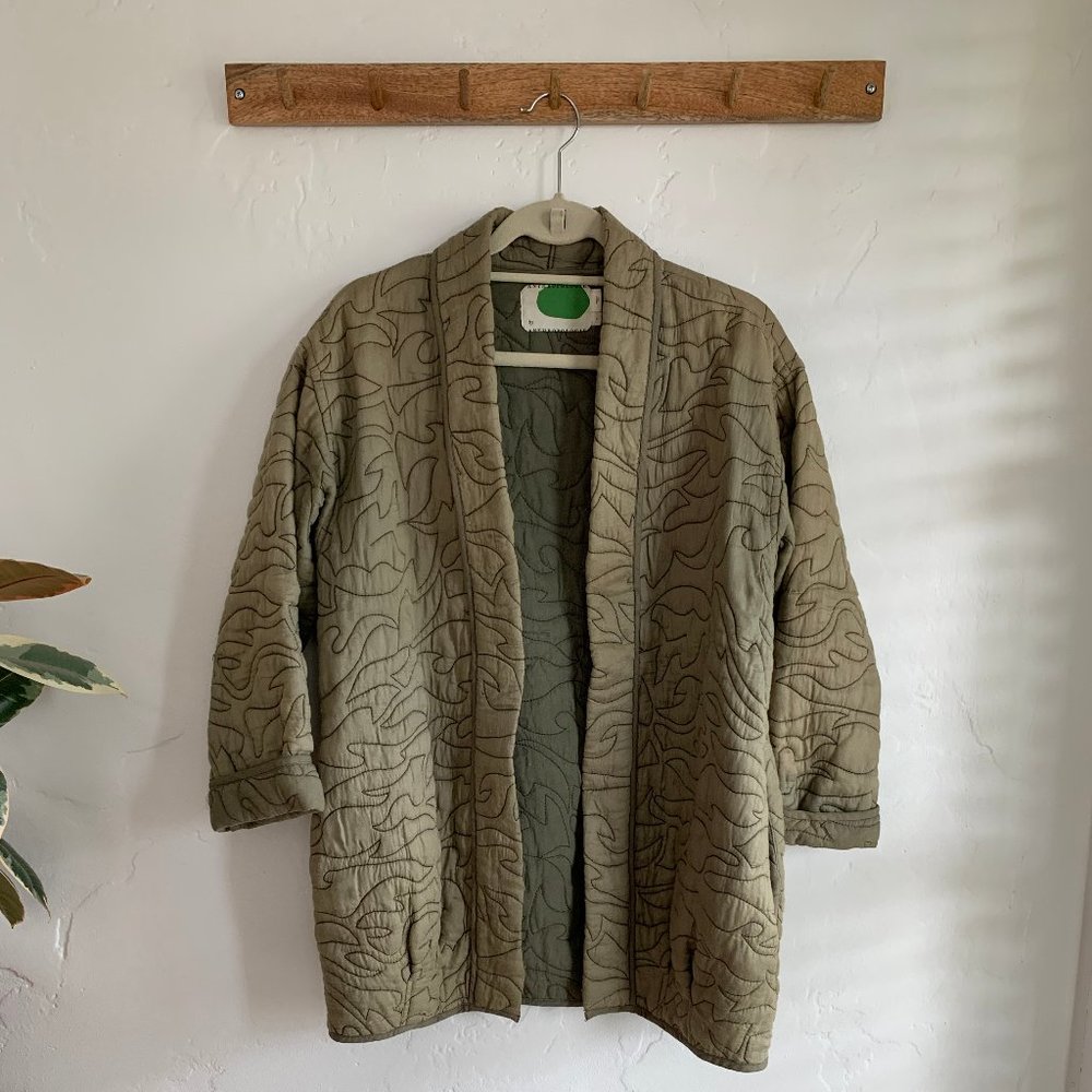Anthropologie Quilted Coat